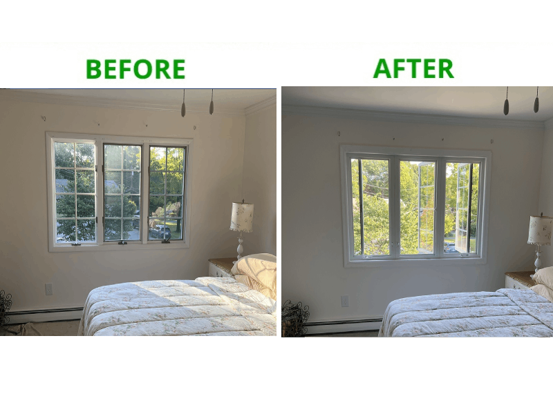 Pella Impervia Casement Window Installation In Yorktown Heights
